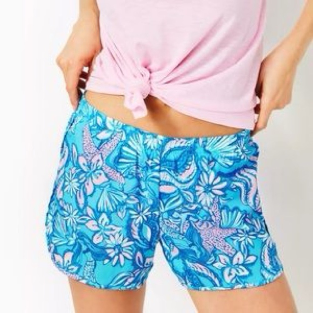 Lilly Pulitzer Boca Chica shorts size XL EUC